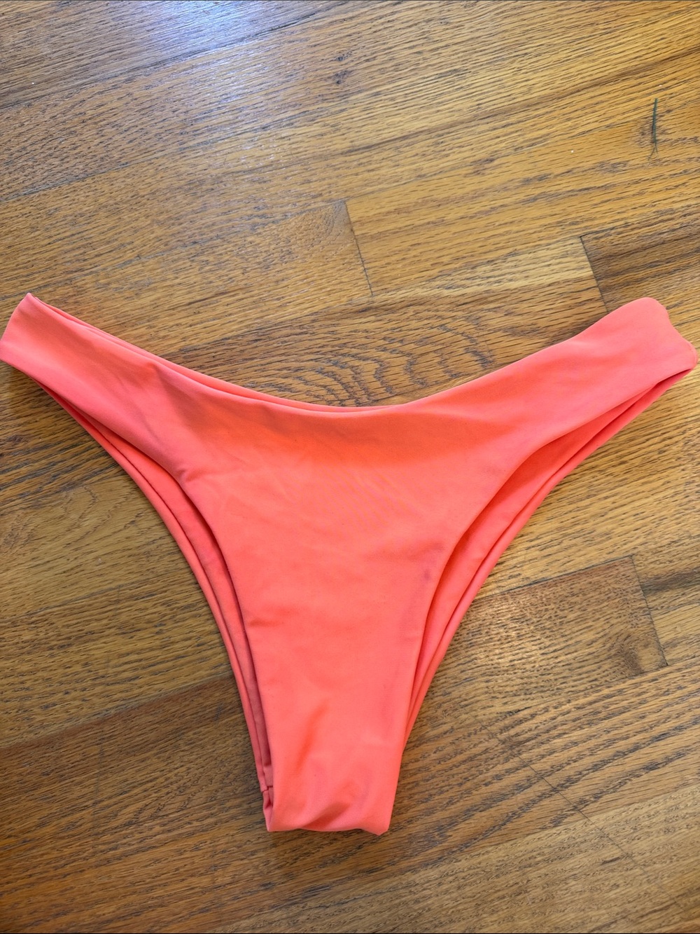 Women's Coral Bikini Bottom - Classic Low Rise Swim Brief, size small